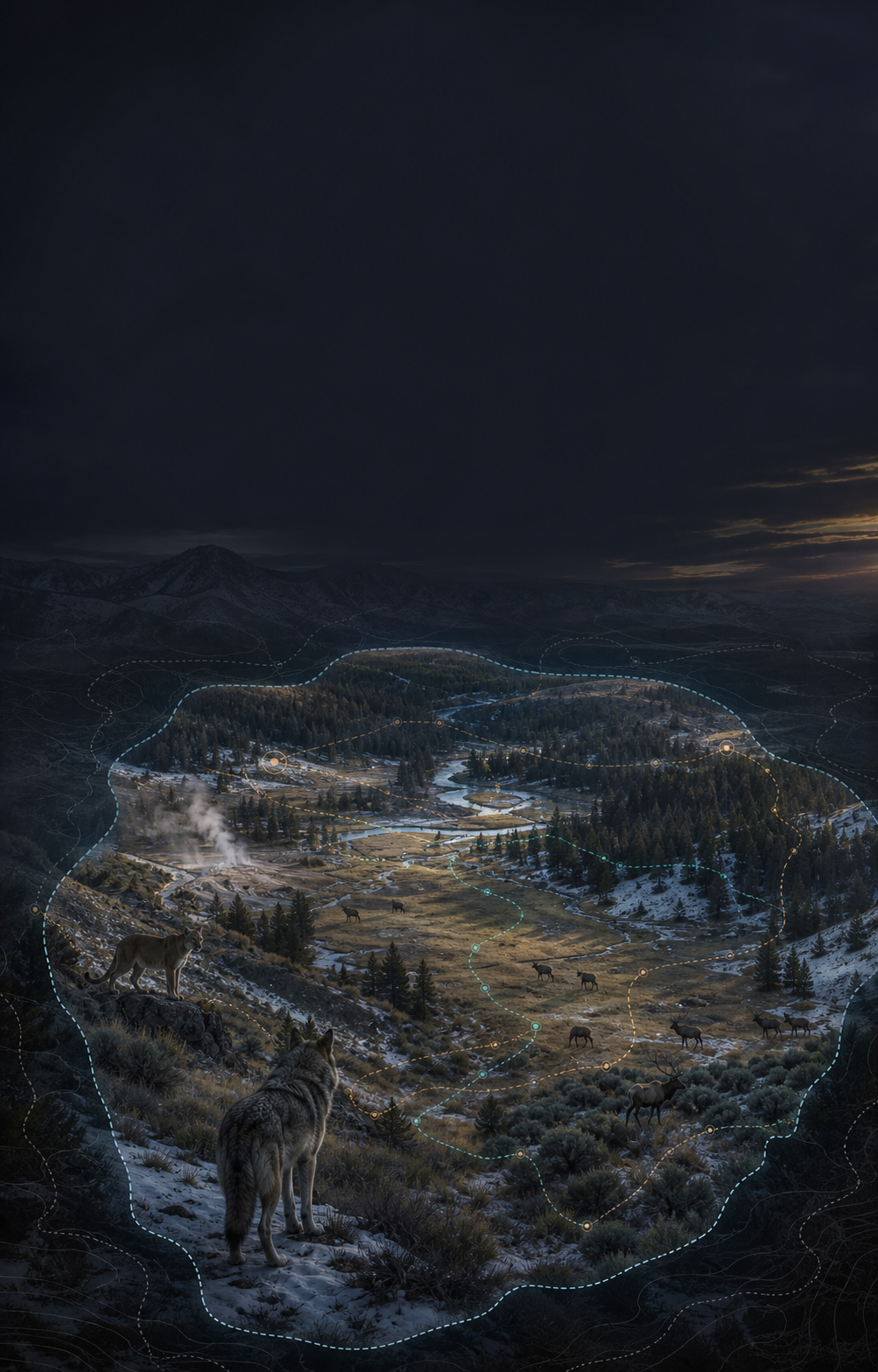Conceptual editorial illustration of the evidence boundary